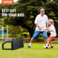 VEVOR Soccer Rebounder Board, 101,6 x 40,6 cm Φορητός τοίχος ποδοσφαίρου με 2 γωνίες αναπήδησης, αναδιπλούμενος HDPE Kickback Board, Εξοπλισμός προπόνησης ποδοσφαίρου για παιδιά και ενήλικες, Passing & Shooting Practice
