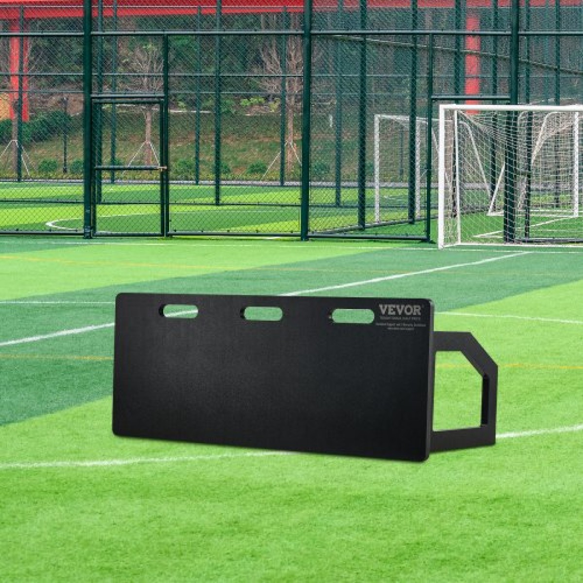 VEVOR Soccer Rebounder Board, 101,6 x 40,6 cm Φορητός τοίχος ποδοσφαίρου με 2 γωνίες αναπήδησης, αναδιπλούμενος HDPE Kickback Board, Εξοπλισμός προπόνησης ποδοσφαίρου για παιδιά και ενήλικες, Passing & Shooting Practice