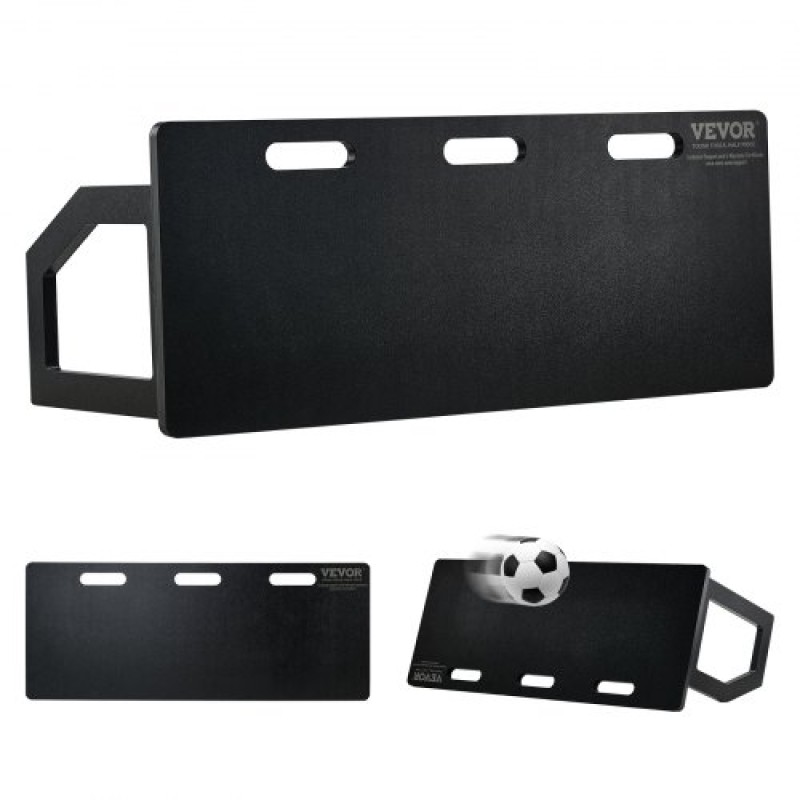 VEVOR Soccer Rebounder Board, 101,6 x 40,6 cm Φορητός τοίχος ποδοσφαίρου με 2 γωνίες αναπήδησης, αναδιπλούμενος HDPE Kickback Board, Εξοπλισμός προπόνησης ποδοσφαίρου για παιδιά και ενήλικες, Passing & Shooting Practice