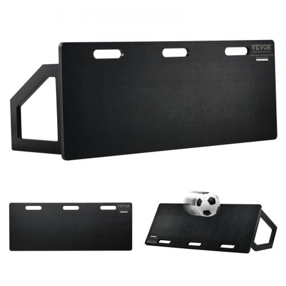 VEVOR Soccer Rebounder Board, 114,3 x 45,7 cm Φορητός τοίχος ποδοσφαίρου με 2 γωνίες ανάκαμψης, αναδιπλούμενος HDPE Kickback Board, Εξοπλισμός προπόνησης ποδοσφαίρου για παιδιά και ενήλικες, Passing & Shooting Practice