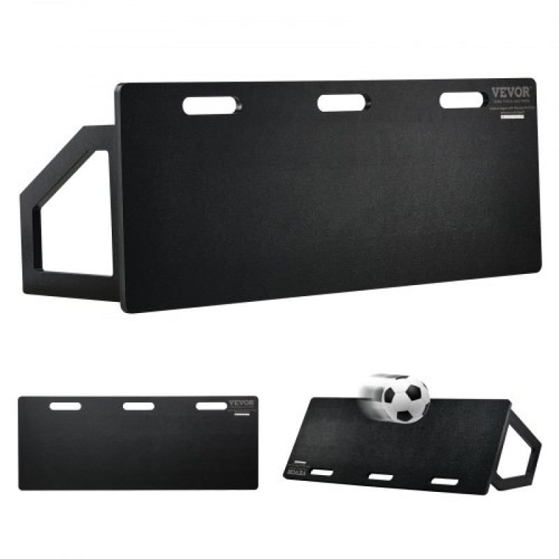 VEVOR Soccer Rebounder Board, 114,3 x 45,7 cm Φορητός τοίχος ποδοσφαίρου με 2 γωνίες ανάκαμψης, αναδιπλούμενος HDPE Kickback Board, Εξοπλισμός προπόνησης ποδοσφαίρου για παιδιά και ενήλικες, Passing & Shooting Practice