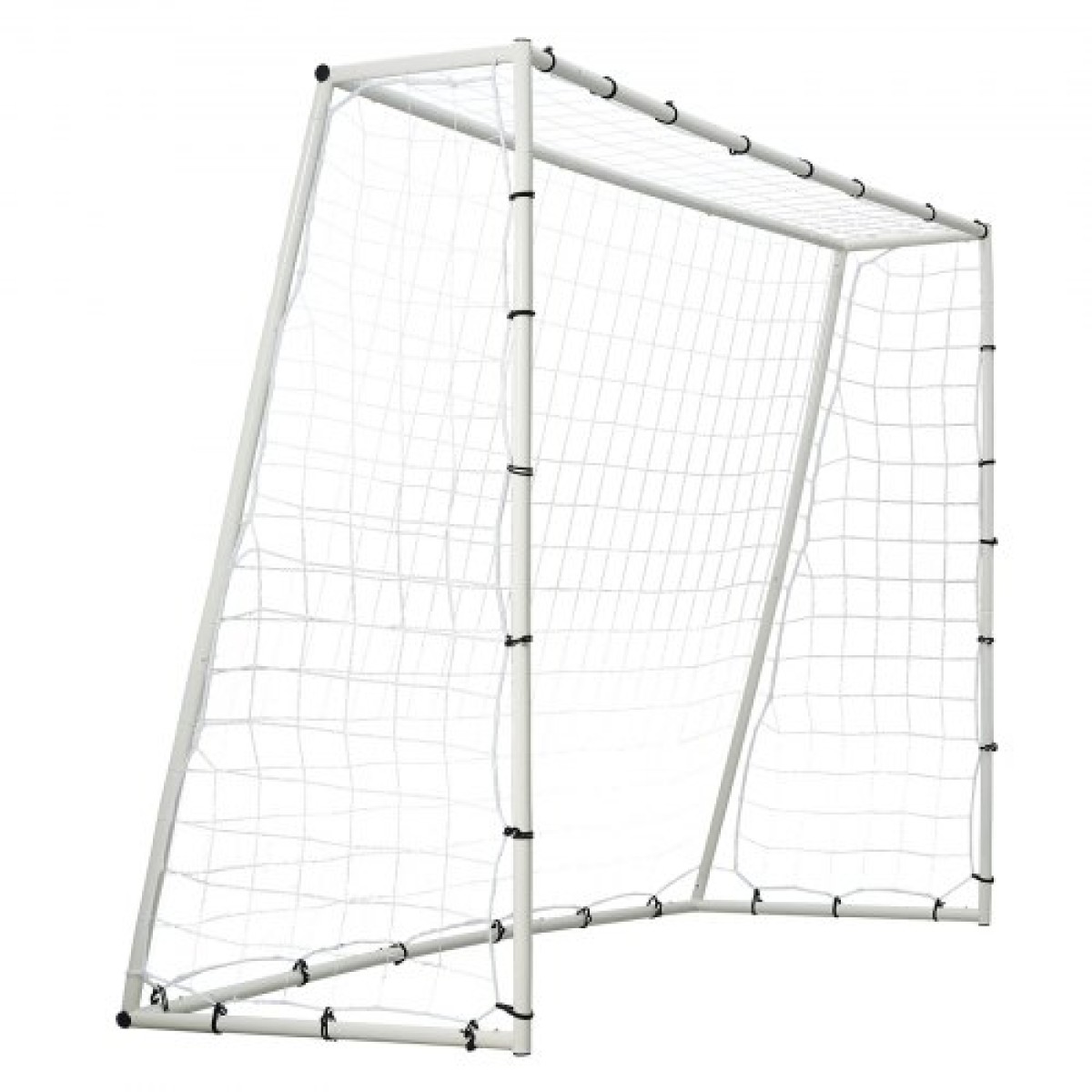 VEVOR Soccer Rebound Trainer, 8x6FT Iron Soccer Training Equipment, Sports Football Rebounder Wall με δίχτυ και γκολ διπλής όψης, ιδανικό για εξάσκηση στην πίσω αυλή, ατομική προπόνηση, πάσα
