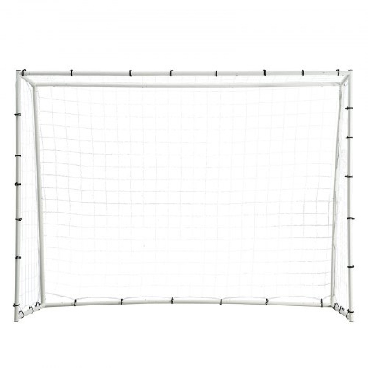 VEVOR Soccer Rebound Trainer, 8x6FT Iron Soccer Training Equipment, Sports Football Rebounder Wall με δίχτυ και γκολ διπλής όψης, ιδανικό για εξάσκηση στην πίσω αυλή, ατομική προπόνηση, πάσα