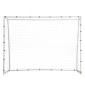 VEVOR Soccer Rebound Trainer, 8x6FT Iron Soccer Training Equipment, Sports Football Rebounder Wall με δίχτυ και γκολ διπλής όψης, ιδανικό για εξάσκηση στην πίσω αυλή, ατομική προπόνηση, πάσα