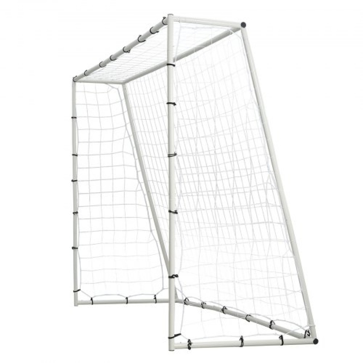 VEVOR Soccer Rebound Trainer, 8x6FT Iron Soccer Training Equipment, Sports Football Rebounder Wall με δίχτυ και γκολ διπλής όψης, ιδανικό για εξάσκηση στην πίσω αυλή, ατομική προπόνηση, πάσα