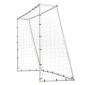 VEVOR Soccer Rebound Trainer, 8x6FT Iron Soccer Training Equipment, Sports Football Rebounder Wall με δίχτυ και γκολ διπλής όψης, ιδανικό για εξάσκηση στην πίσω αυλή, ατομική προπόνηση, πάσα