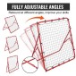 VEVOR Soccer Rebounder Rebound Net, Kick-Back 99,1x99,1 cm, Φορητά δώρα προπόνησης ποδοσφαίρου, Full Goal Net, Βοηθήματα & Εξοπλισμός για Παιδιά, Εφήβους και όλες τις ηλικίες, Εύκολη ρύθμιση & τέλεια αποθήκευση