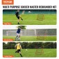 VEVOR Soccer Rebounder Rebound Net, Kick-Back 99,1x99,1 cm, Φορητά δώρα προπόνησης ποδοσφαίρου, Full Goal Net, Βοηθήματα & Εξοπλισμός για Παιδιά, Εφήβους και όλες τις ηλικίες, Εύκολη ρύθμιση & τέλεια αποθήκευση