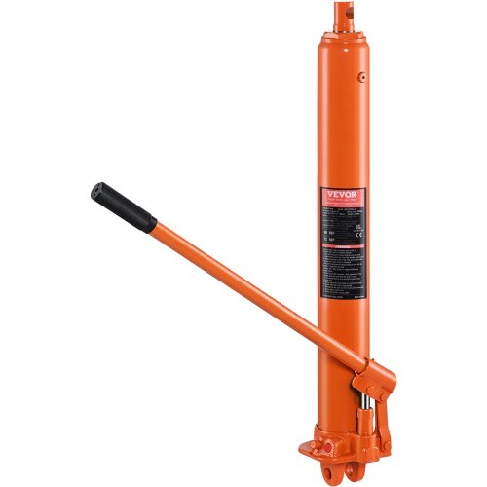 VEVOR Hydraulic Long Ram Jack, κύλινδρος ανύψωσης κινητήρα 8 τόνων με μονοέμβολη αντλία και βάση Clevis, υδραυλικός κύλινδρος εμβόλου για ανυψωτικά μηχανών ανύψωσης, υδραυλικοί γερανοί γκαράζ/καταστημάτων, μηχανικοί, αγροκτήματος