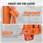 VEVOR Hydraulic Long Ram Jack, κύλινδρος ανύψωσης κινητήρα 8 τόνων με μονοέμβολη αντλία και βάση Clevis, υδραυλικός κύλινδρος εμβόλου για ανυψωτικά μηχανών ανύψωσης, υδραυλικοί γερανοί γκαράζ/καταστημάτων, μηχανικοί, αγροκτήματος