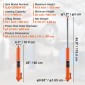 VEVOR Hydraulic Long Ram Jack, κύλινδρος ανύψωσης κινητήρα 8 τόνων με μονοέμβολη αντλία και βάση Clevis, υδραυλικός κύλινδρος εμβόλου για ανυψωτικά μηχανών ανύψωσης, υδραυλικοί γερανοί γκαράζ/καταστημάτων, μηχανικοί, αγροκτήματος