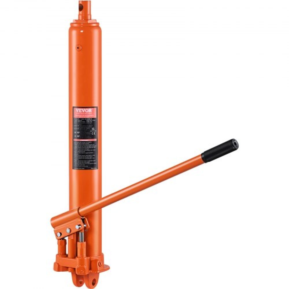 VEVOR Hydraulic Long Ram Jack, κύλινδρος ανύψωσης κινητήρα 8 τόνων με διπλή έμβολη αντλία και βάση Clevis, υδραυλικός κύλινδρος εμβόλου για ανυψωτικά μηχανών ανύψωσης, υδραυλικοί γερανοί γκαράζ/καταστημάτων, μηχανικοί, αγροκτήματος