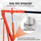 VEVOR Hydraulic Long Ram Jack, κύλινδρος ανύψωσης κινητήρα 8 τόνων με διπλή έμβολη αντλία και βάση Clevis, υδραυλικός κύλινδρος εμβόλου για ανυψωτικά μηχανών ανύψωσης, υδραυλικοί γερανοί γκαράζ/καταστημάτων, μηχανικοί, αγροκτήματος