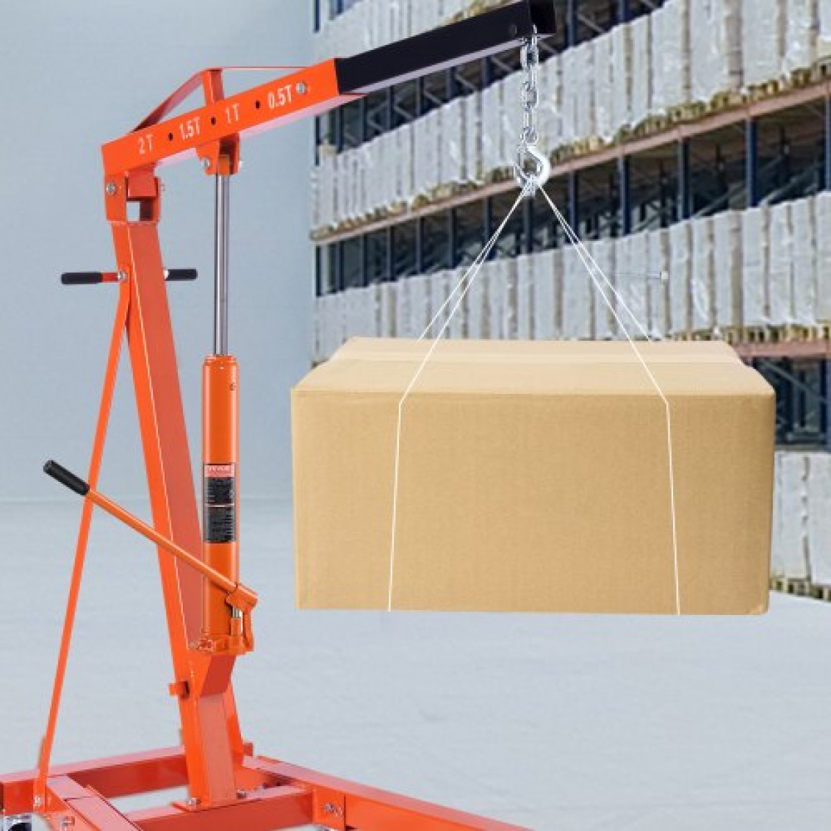VEVOR Hydraulic Long Ram Jack, κύλινδρος ανύψωσης κινητήρα 4 τόνων με μονοέμβολη αντλία και επίπεδη βάση, υδραυλικός κύλινδρος εμβόλου για ανυψωτικά μηχανών ανύψωσης, υδραυλικοί γερανοί γκαράζ/καταστημάτων, μηχανικοί, αγροκτήματος