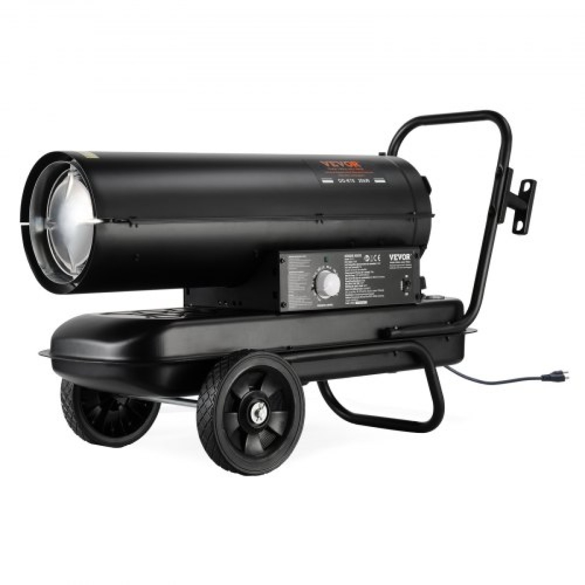 VEVOR Kerosene/Diesel Forced Air Heater, 70000Btu Torpedo Space Heater, φορητό με έλεγχο θερμοστάτη, 19L Tank Efficient Heater Kerosene Indoor/Eξωτερικό για το σπίτι, εργοτάξιο, βιομηχανικό, εργαστήρια, μαύρο