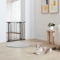 VEVOR Baby Gate, 29,5"-37" Extra Wide, 30" High, Dog Gate για τις σκάλες Πόρτες και το σπίτι, Easy Step Walk Thru Auto Close Child Gate Πόρτα ασφαλείας για κατοικίδια με κιτ τοποθέτησης πίεσης και κιτ τοποθέτησης στον τοίχο, μαύρο