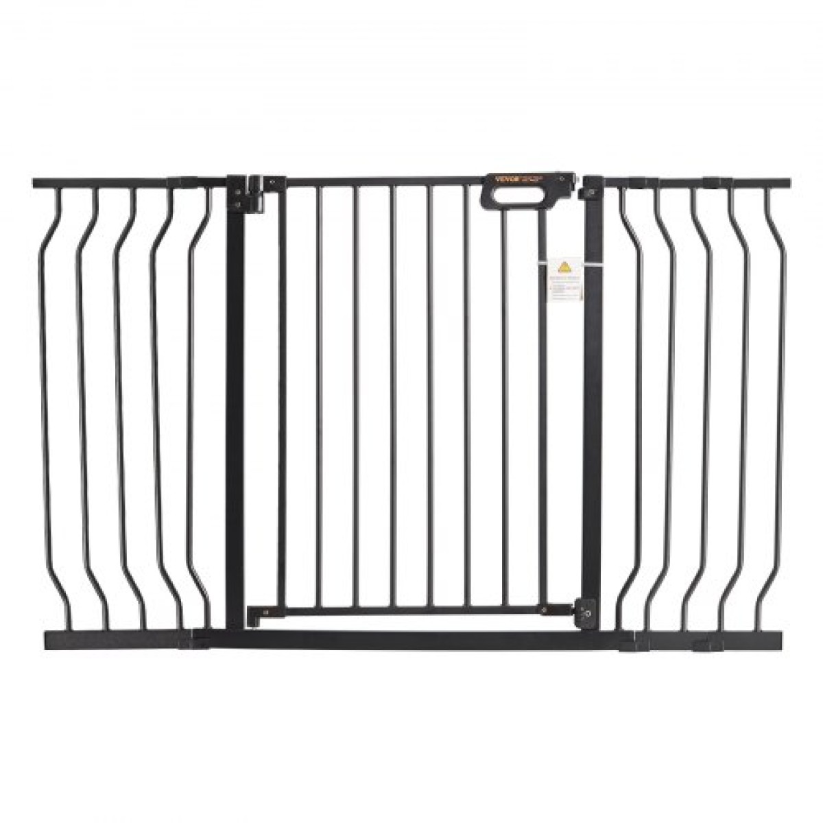 VEVOR Baby Gate, 29,5"-51" Extra Wide, 30" High, Dog Gate για σκάλες Πόρτες και σπίτι, Easy Step Walk Thru Auto Close Child Gate Πύλη ασφαλείας για κατοικίδια με κιτ τοποθέτησης πίεσης και κιτ τοποθέτησης στον τοίχο, μαύρο