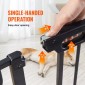 VEVOR Baby Gate, 29,5"-51" Extra Wide, 30" High, Dog Gate για σκάλες Πόρτες και σπίτι, Easy Step Walk Thru Auto Close Child Gate Πύλη ασφαλείας για κατοικίδια με κιτ τοποθέτησης πίεσης και κιτ τοποθέτησης στον τοίχο, μαύρο