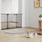 VEVOR Baby Gate, 29,5"-51" Extra Wide, 30" High, Dog Gate για σκάλες Πόρτες και σπίτι, Easy Step Walk Thru Auto Close Child Gate Πύλη ασφαλείας για κατοικίδια με κιτ τοποθέτησης πίεσης και κιτ τοποθέτησης στον τοίχο, μαύρο