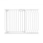 VEVOR Baby Gate, 74,9-122,9 cm Εξαιρετικά πλάτος, 76,2 cm ύψος, Dog Gate για τις πόρτες και το σπίτι σκάλες, Easy Step Walk Thru Auto Close Child Gate Πόρτα ασφαλείας για κατοικίδια με κιτ τοποθέτησης πίεσης και κιτ τοποθέτησης στον τοίχο, λευκό