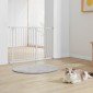 VEVOR Baby Gate, 74,9-122,9 cm Εξαιρετικά πλάτος, 76,2 cm ύψος, Dog Gate για τις πόρτες και το σπίτι σκάλες, Easy Step Walk Thru Auto Close Child Gate Πόρτα ασφαλείας για κατοικίδια με κιτ τοποθέτησης πίεσης και κιτ τοποθέτησης στον τοίχο, λευκό
