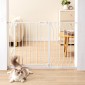 VEVOR Baby Gate, 74,9-122,9 cm Εξαιρετικά πλάτος, 76,2 cm ύψος, Dog Gate για τις πόρτες και το σπίτι σκάλες, Easy Step Walk Thru Auto Close Child Gate Πόρτα ασφαλείας για κατοικίδια με κιτ τοποθέτησης πίεσης και κιτ τοποθέτησης στον τοίχο, λευκό