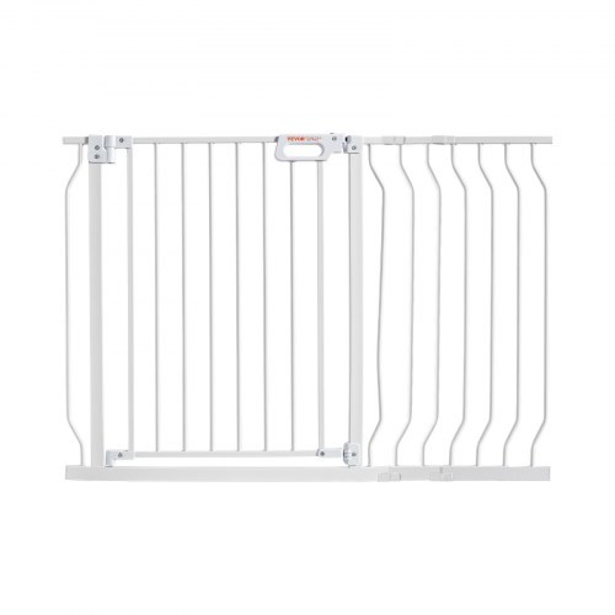VEVOR Baby Gate, 74,9-122,9 cm Εξαιρετικά πλάτος, 76,2 cm ύψος, Dog Gate για τις πόρτες και το σπίτι σκάλες, Easy Step Walk Thru Auto Close Child Gate Πόρτα ασφαλείας για κατοικίδια με κιτ τοποθέτησης πίεσης και κιτ τοποθέτησης στον τοίχο, λευκό