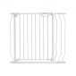 VEVOR Baby Gate, 29,5"-37" Extra Wide, 30" High, Dog Gate για σκάλες, Πόρτες και σπίτι, Easy Step Walk Thru Auto Close Child Gate Πύλη ασφαλείας κατοικίδιων ζώων με κιτ τοποθέτησης πίεσης και κιτ τοποθέτησης στον τοίχο, λευκό