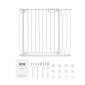 VEVOR Baby Gate, 29,5"-37" Extra Wide, 30" High, Dog Gate για σκάλες, Πόρτες και σπίτι, Easy Step Walk Thru Auto Close Child Gate Πύλη ασφαλείας κατοικίδιων ζώων με κιτ τοποθέτησης πίεσης και κιτ τοποθέτησης στον τοίχο, λευκό