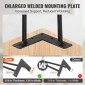 Πόδια επίπλων φουρκέτας VEVOR 711.2MM, Μεταλλικά DIY έργα για κομοδίνο, τραπεζάκι σαλονιού, γραφείο, χωρητικότητα 226,8 KG με προστατευτικά δαπέδου από καουτσούκ, μεταλλικά ανθεκτικά μοντέρνα πόδια τραπεζιού βαρέως τύπου, 4 ΤΕΜ.