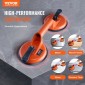 Βεντούζα VEVOR Glass, 11,9 cm 2 Pack 149,7 kg Χωρητικότητα φόρτωσης, Βεντούζα κενού με λαβή αλουμινίου, Εργαλείο ανύψωσης βιομηχανικής βεντούζας βαρέως τύπου για γυαλί, γρανίτη, πλακάκια, μέταλλο, ξύλινο πάνελ ανύψωσης