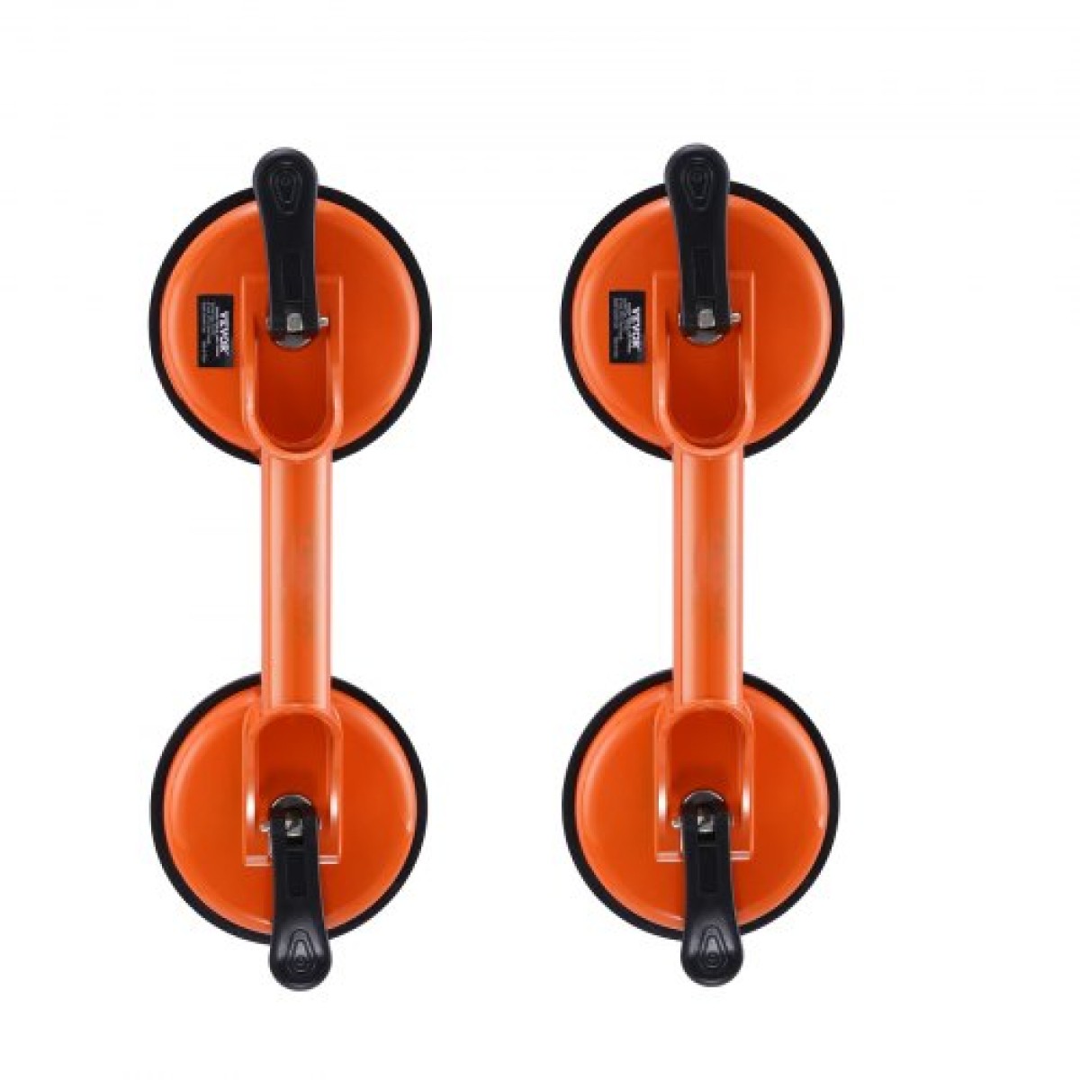 Βεντούζα VEVOR Glass, 11,9 cm 2 Pack 149,7 kg Χωρητικότητα φόρτωσης, Βεντούζα κενού με λαβή αλουμινίου, Εργαλείο ανύψωσης βιομηχανικής βεντούζας βαρέως τύπου για γυαλί, γρανίτη, πλακάκια, μέταλλο, ξύλινο πάνελ ανύψωσης