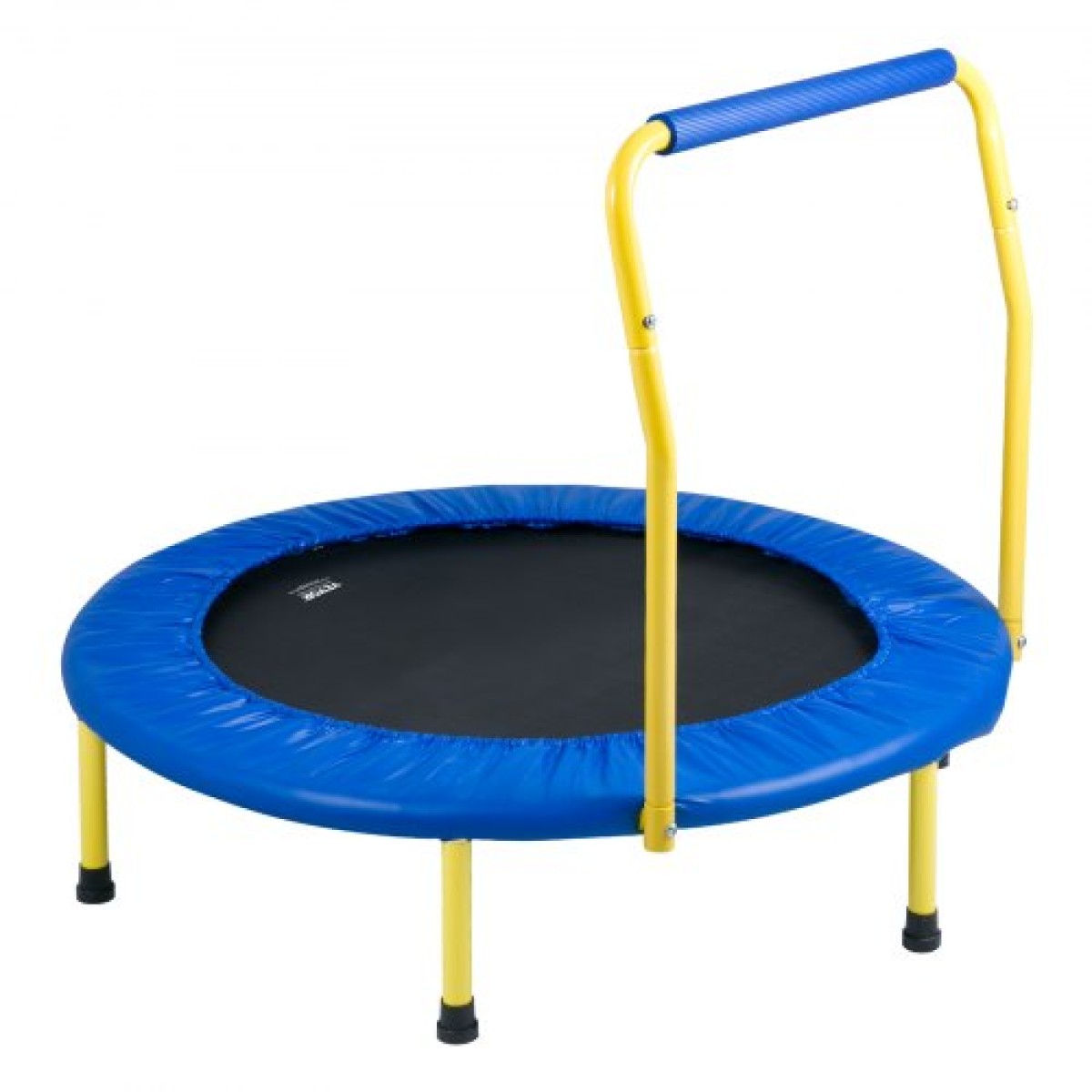 VEVOR 91,4 cm Τραμπολίνο για παιδιά, 91,4 cm Τραμπολίνα Εσωτερικού/Εξωτερικού Τραμπολίνο για νήπια, Πτυσσόμενο Μίνι Βρεφικό Τραμπολίνο με Αφρώδες Λαβή, Ψυχαγωγικό Τραμπολίνο Δώρο Γενεθλίων για παιδιά 3+ ετών