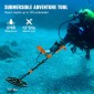 Αδιάβροχος ανιχνευτής μετάλλων VEVOR, πηνίο 30,5 cm, Επαγγελματικός επαναφορτιζόμενος ανιχνευτής χρυσού, 99-127 cm ρυθμιζόμενος με LCD 7 Modes Advanced DSP Chip Bluetooth Headset, IP68 for Detecting Gold Treasure Hunting