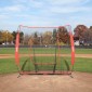 VEVOR 213,4 x 213,4 cm Baseball Softball Practice Net, Φορητό δίχτυ προπόνησης Baseball for Hitting Batting Catching Pitching, Backstop Baseball Equipment Training Aid with Carry Bag and Strike Zone