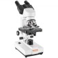 Σύνθετο μικροσκόπιο VEVOR Binocular, μεγέθυνση 40X-2500X, Binocular Compound Lab μικροσκόπιο με φωτισμό LED, μηχανικό στάδιο δύο επιπέδων, περιλαμβάνει θήκη τηλεφώνου & διαφάνειες μικροσκοπίου