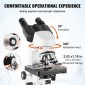 Σύνθετο μικροσκόπιο VEVOR Binocular, μεγέθυνση 40X-2500X, Binocular Compound Lab μικροσκόπιο με φωτισμό LED, μηχανικό στάδιο δύο επιπέδων, περιλαμβάνει θήκη τηλεφώνου & διαφάνειες μικροσκοπίου