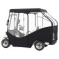 Περίβλημα VEVOR Golf Cart, 420D Polyester Driving Consure με διαφανή παράθυρα 4 όψεων, 4 καλύμματα Passenger Club Car Cars για 2+2 Passenger Cart Golf, Αντιηλιακό και ανθεκτικό στη σκόνη κάλυμμα εξωτερικού καροτσιού