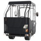 Περίβλημα VEVOR Golf Cart, 420D Polyester Driving Consure με διαφανή παράθυρα 4 όψεων, 4 καλύμματα Passenger Club Car Cars για 2+2 Passenger Cart Golf, Αντιηλιακό και ανθεκτικό στη σκόνη κάλυμμα εξωτερικού καροτσιού