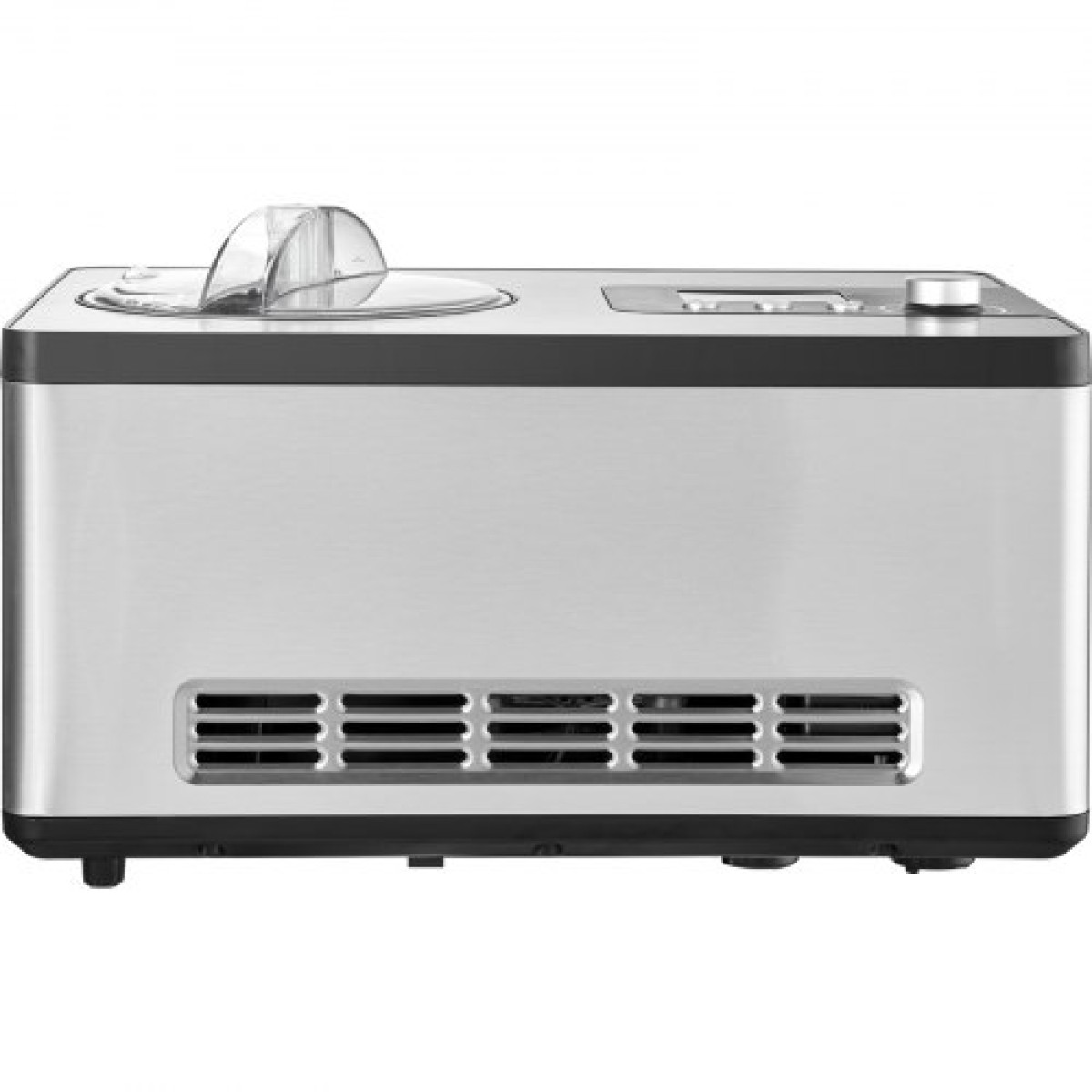 VEVOR 1.9 L Automatic Ice Cream Machine Electric Yogurt Gelato Make Silver