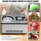VEVOR 1.9 L Automatic Ice Cream Machine Electric Yogurt Gelato Make Silver