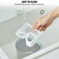 VEVOR 1.9 L Automatic Ice Cream Machine Electric Yogurt Gelato Make Silver