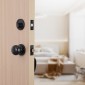 Σετ χειρολαβής μπροστινής πόρτας και Deadbolt VEVOR, Σετ κλειδαριάς μπροστινής πόρτας ματ μαύρο με εσωτερικό πόμολο, ρυθμιζόμενη απόσταση οπών μονοκύλινδρο χειρολαβή, για δεξιά και αριστερά είσοδο και μπροστινή πόρτα