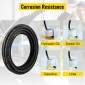 Υδραυλικός σωλήνας VEVOR 1/4 ίντσας x 328 πόδια, κουλουριασμένος υδραυλικός σωλήνας 5800 PSI, ελαστικός υδραυλικός σωλήνας με 2 πλεξούδα από σύρμα από χάλυβα υψηλής αντοχής, υδραυλικός σωλήνας όγκου -20℃ έως 140℃, εύκαμπτη θήκη υδραυλικού λαδιού