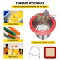 VEVOR 2 Gallon/7,6 L Vacuum Chamber Silicone Epoxy Dessing 4CFM 113L/min 1/3HP Pumpa vacuum