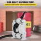 VEVOR Air-Operated Double Diaphragm Pump 25,4mm(1 inch) Init/Outit 113 L/min(30GPM) Πολυπροπυλένιο Max 7 bar (100PSI) για χημική και βιομηχανική χρήση
