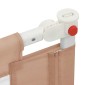 vidaXL Μπάρα Κρεβατιού Προστατευτική Taupe 160 x 25 εκ. Υφασμάτινη