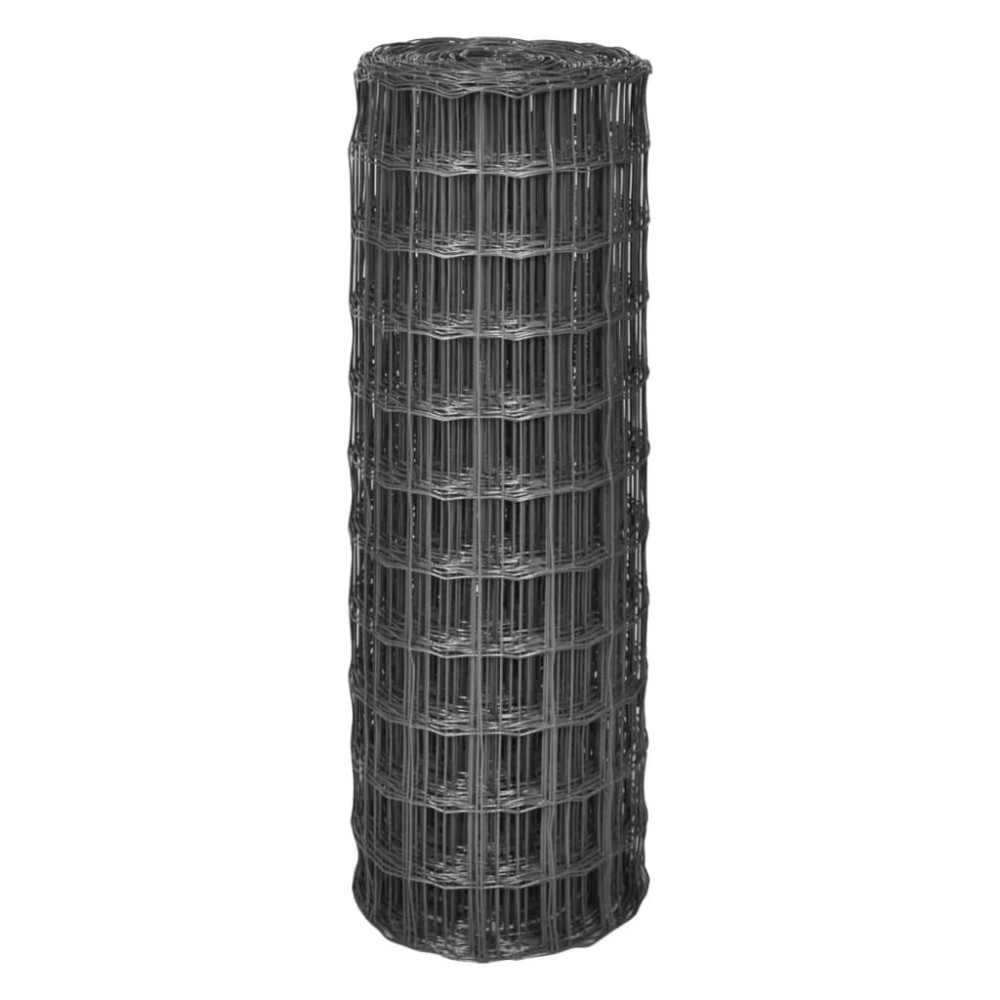 vidaXL Συρματόπλεγμα Γκρι 10 x 1,2 μ. Ατσάλινο