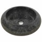 vidaXL Νιπτήρας Μαύρος 45 x 12 εκ. Μαρμάρινος