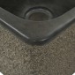 vidaXL Νιπτήρας Μαύρος 30 x 30 x 15 εκ. από Riverstone